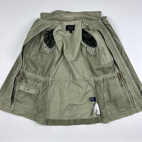 J CREW  Quilted  Boyfriend Fatigue Military Jacket Women's Size XS - Picture 5 of 9